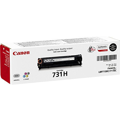 Canon 731H - 6273B002 - 1 x Black - High Yield - Toner Cartridge - For iSENSYS LBP7100Cn,LBP7110Cw,MF8230Cn,MF8280Cw