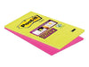 Best Value Post-it Notes 127 x 203 mm Lined Super Sticky Note Pad, Pink, Green, 2 pads (45 sheets per pad)