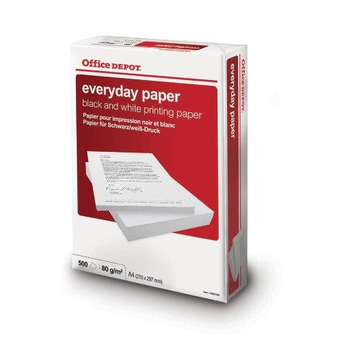 Best Value A4 Everyday Paper 80gsm (1 REAM = 500 Sheets)