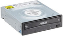 ASUS DRW-24D5MT - Disk drive - DVD▒RW (▒R DL) / DVD-RAM - 24x24x5x - Serial ATA - internal - 5.25" - black