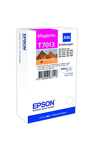 Best Value Epson WP4000/WP5000 Series XXL Ink Cartridge, Magenta, Genuine, Amazon Dash Replenishment Ready