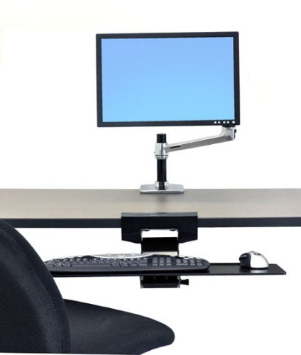 Ergotron Neo-Flex Underdesk Keyboard Arm - Keyboard/mouse arm mount tray - under-desk mountable - black