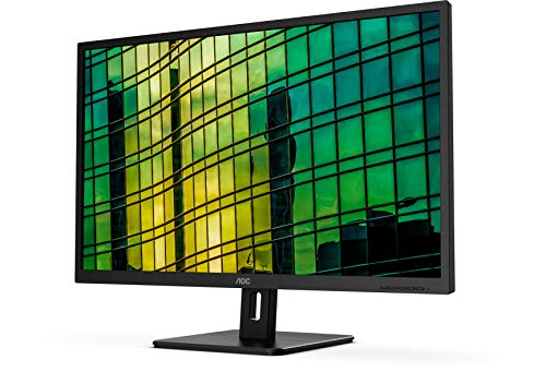 AOC Q32E2N - LED monitor - 32" (31.5" viewable) - 2560 x 1440 QHD @ 75 Hz - MVA - 250 cd/m - 3000:1 - 4 ms - HDMI, DisplayPort - speakers - black