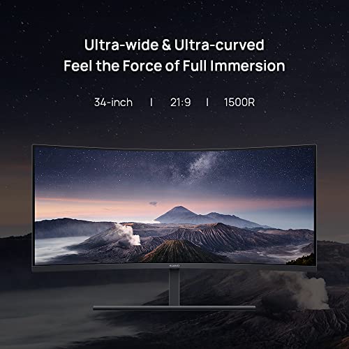 Huawei MateView GT 34 Inch 3440 x 1440 Pixels Wide Quad HD Resolution VA HDR 10 HDMI DisplayPort USB C LED Monitor