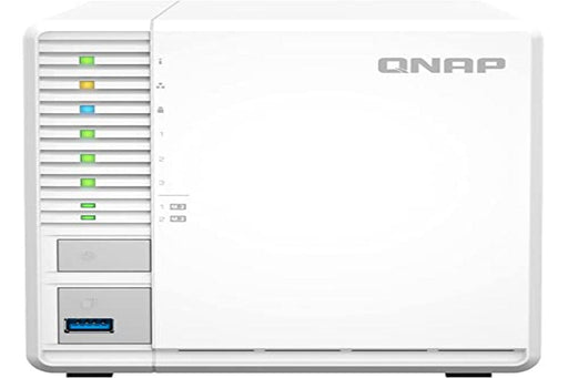 QNAP TS-364 - NAS server - 3 bays - RAID 5 - RAM 4 GB - 2.5 Gigabit Ethernet - iSCSI support