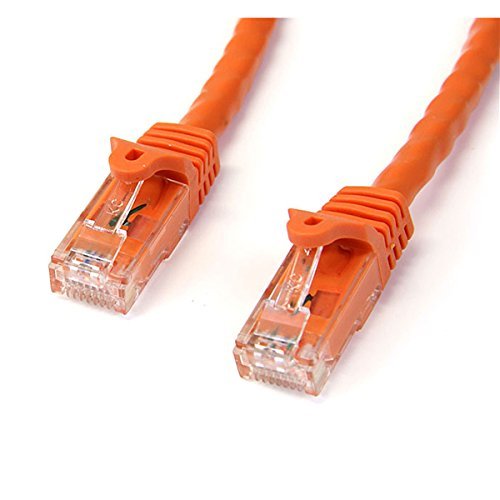 Best Value StarTech 2 m Gigabit Snagless RJ45 Male to Male UTP Cat6 Ethernet Patch Cable - Orange