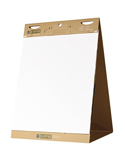 Best Value Bisilque Bi-Office FL1420403 Repositionable Flip-Chart Paper 20 Sheets Recycled 59 x 50.8 cm Plain