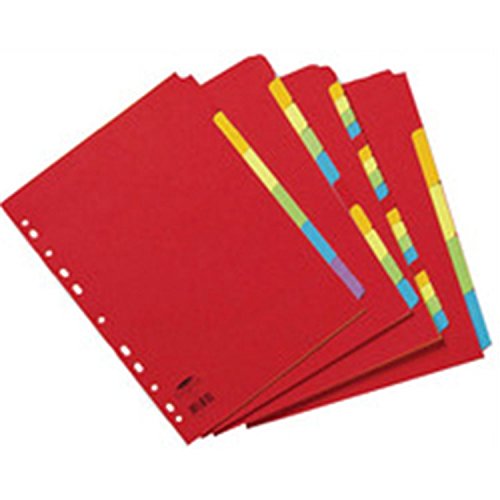 Best Value Concord A4 Assorted 6 Part Bright Divider