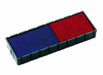 Best Value Colop E/12/2 Stamp Pads for S120/WD Blue/Red Ref E/12/2 [Pack of 2]