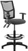 Eclipse Plus II Mesh Chair Charcoal Adjustable Arms Hi Rise Kit KC0271