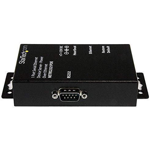 Best Value Startech.com 1 Port RS232 Serial Ethernet Device Server - PoE Power Over Ethernet - Serial over IP Device Server Adapter - PoE-Powered (NETRS2321POE)