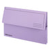 Best Value niceday Pressboard Document Wallets Foolscap 285gsm Purple -