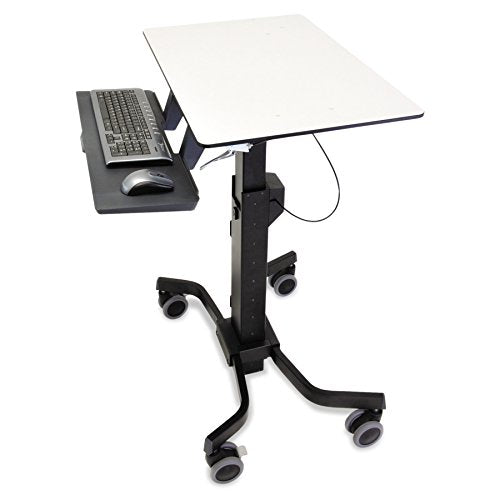 Ergotron TeachWell Mobile Digital Workspace - Cart for notebook / keyboard / mouse - steel - graphite grey