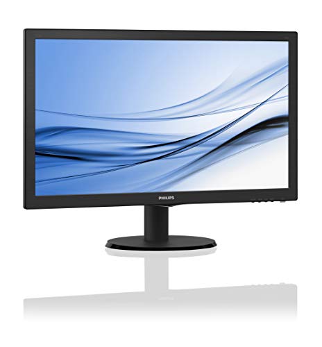 PhilIPS 223V5LSB2/10 21.5", 16.9, V-Line, Black, Texture Finish, w-led, 1920x1080, TN, 90/65 Viewing Angle CR:10, 200 cd/m2, 600:1, 5ms, 100x100 VESA, Tilt: -5/+20, VGA, Internal PSU, 2 years Warranty