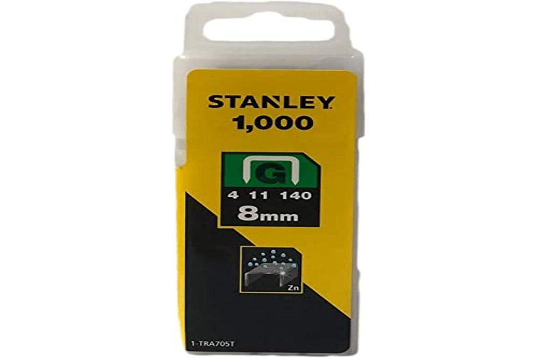 Stanley SharpShooter Heavy Duty 8mm 5/16in Type G Staples (Pack of 1000) 1-TRA705T