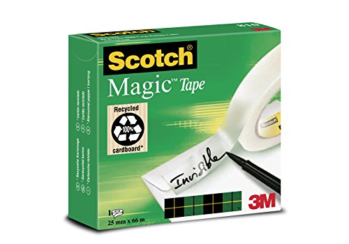 Best Value Scotch 3M FT510005679 Magic Tape, 25 mm x 66 m - Clear