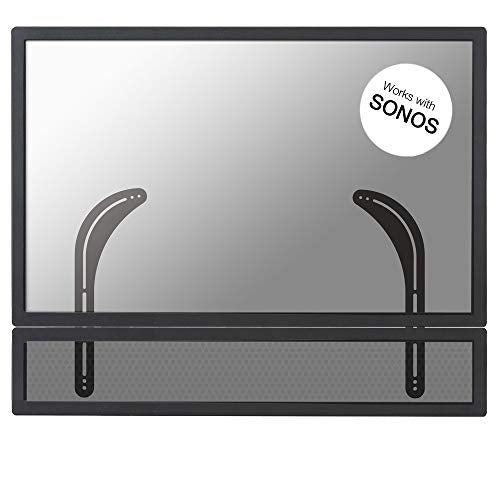 NewStar NeoMounts Sonos Playbar soundbar mount for TV - Black - Mounting component (2 mounting brackets) for sound bar - black - for Sonos PLAYBAR