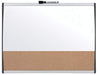 Best Value Rexel Magnetic Dry Wipe Personal Whiteboard / Cork Noticeboard, 585 x 430 mm, Arched Frame, Includes Marker, Magnets and Fitting Kit, White, 1903810