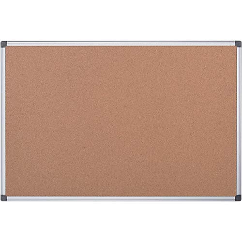 Viking Wall Mountable Cork Board CA031820 90 x 60cm Brown