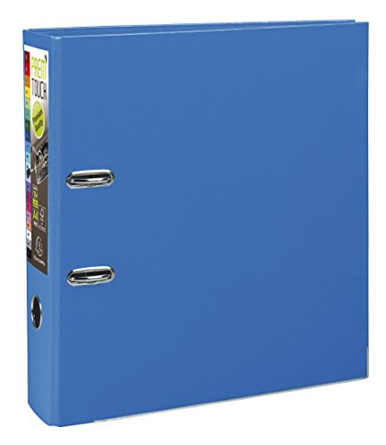 Best Value Exacompta Prem'Touch PP Lever Arch File, A4 Maxi, 80 mm Spine - Blue