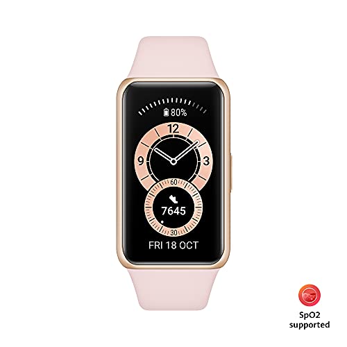 Huawei Band 6 AMOLED 37.3mm Bluetooth 5.0 Automatic SpO2 Monitoring Sakura Pink