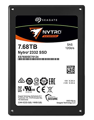 Seagate Nytro 2332 XS7680SE70124 - Solid state drive - 7.68 TB - internal - 2.5" - SAS 12Gb/s