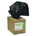 Best Value Compactor Sack in Dispenser, Black, Pack of 40