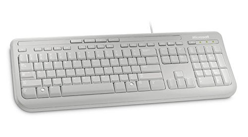 Microsoft Wired Keyboard 600 - White - Mac/Win - USB