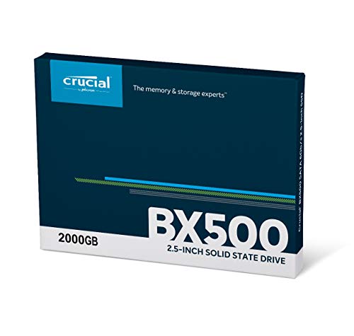 Crucial BX500 - Solid state drive - 2 TB - internal - 2.5" - SATA 6Gb/s