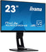 Iiyama Prolite XUB2390HS-B1 23" IPS Ultra Slim Bezel, Height Adjustable IPS, 5ms, 1 x VGA, 1 x HDMI, 1 x DVI-D, Speakers, Black