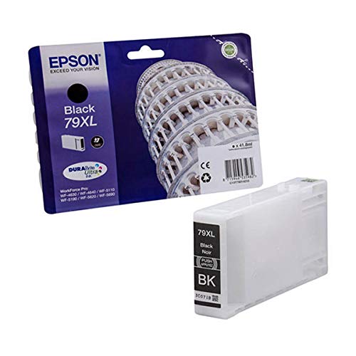 Epson 79XL - 41.8 ml - XL - black - original - ink cartridge - for WorkForce Pro WF-4630DWF, WF-4640DTWF, WF-5110DW, WF-5190DW, WF-5620DWF, WF-5690DWF