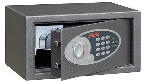 Best Value Phoenix 702BEB Compact Safe Home or Office Electronic Lock 8.5L Capacity 7kg W310xD200xH200mm Ref 0702BEB