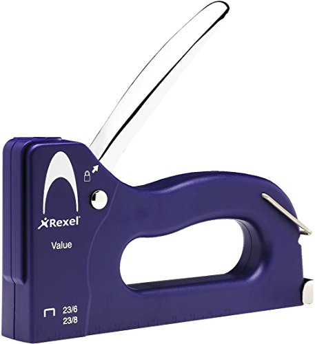 Best Value Rexel Value Tacker with Ruler (Blue)