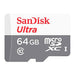 SanDisk Ultra - Flash memory card - 64 GB - Class 10 - microSDXC UHS-I