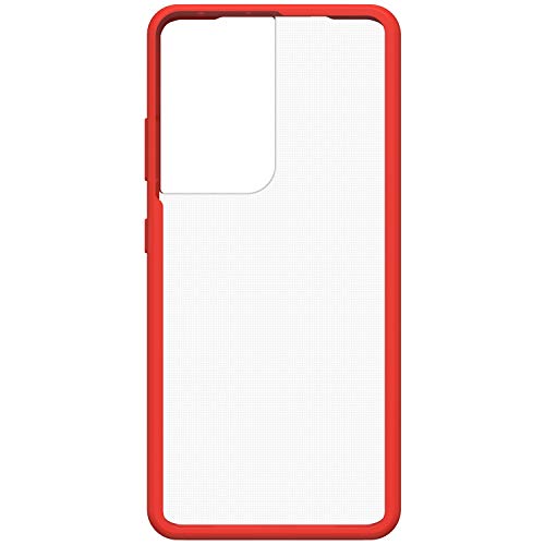 OtterBox React Samsung Galaxy S21 Ultra 5G Power Red - clear/red