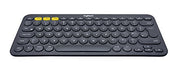 Logitech K380 Multi-Device Bluetooth Keyboard - Keyboard - Bluetooth - Nordic - black