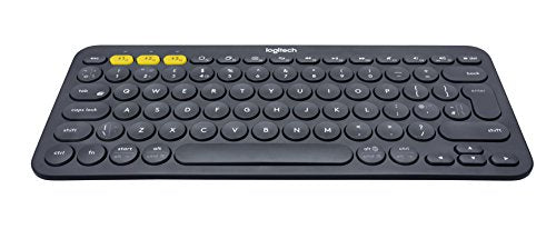 Logitech K380 Multi-Device Bluetooth Keyboard - Keyboard - Bluetooth - Nordic - black