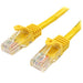 Best Value StarTech.com 5m Yellow Cat5e Patch Cable with Snagless RJ45 Connectors - Long Ethernet Cable - 5 m Cat 5e UTP Cable (45PAT5MYL)