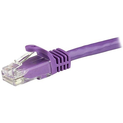 StarTech.com N6PATC50CMPL 0.5 m Cat6 Short Ethernet Patch Cable with Snagless RJ45 Connectors - Purple