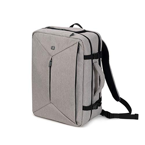 DICOTA Backpack Dual Plus EDGE - Notebook carrying backpack - 13" - 15.6" - light grey