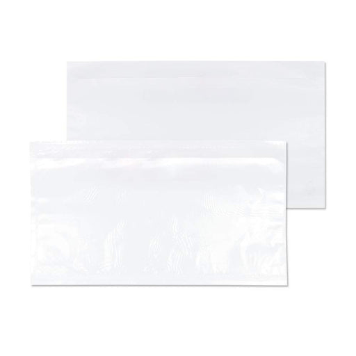 Best Value Blake Purely Packaging DL 235 x 132 mm Plain Documents Enclosed Wallet Envelopes Peel & Seal (PDE30) Clear - Pack of 1000