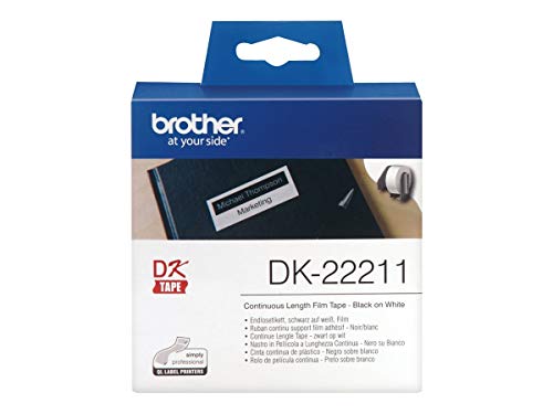 Brother DK-22211 - White - Roll (2.9 cm x 15.2 m) labels - for Brother QL-1050, 1060, 500, 550, 560, 570, 580, 600, 650, 700, 710, 720, 820