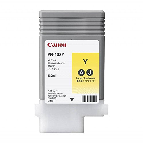 Best Value Genuine Yellow Canon PFI-102Y Ink Cartridge - (0898B001AA)