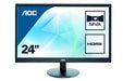 Best Value AOC M2470SWH 23.6" Widescreen MVA LED Black Multimedia Monitor (1920x1080/5ms/VGA/2xHDMI)