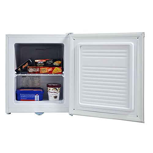 Best Value Igenix IG3751 Table Top Mini Freezer with 35 Litre Capacity, Ideal for Additional Freezer Space with 1 Shelf, Reversible and Lockable Door, White