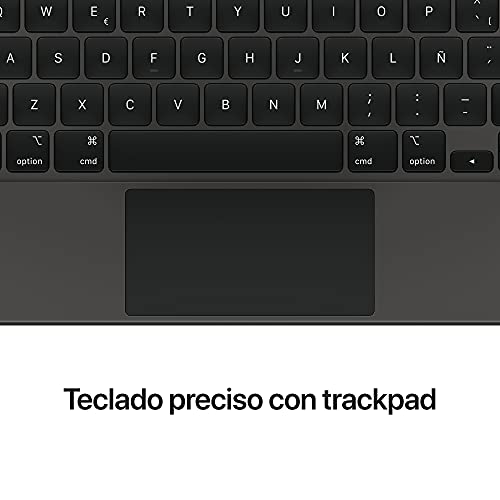 Apple Magic Keyboard - Keyboard and folio case - with trackpad - backlit - Apple Smart connector - Spanish - black - for 12.9-inch iPad Pro (3rd generation, 4th generation, 5th generation)