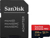 SanDisk Extreme Pro - Flash memory card - 256 GB - A2 / Video Class V30 / UHS-I U3 / Class10 - microSDXC UHS-I