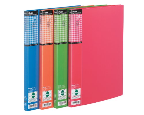 Best Value Pentel Recycology Display Book Fresh - Assorted (Pack of 4, Colours may vary)