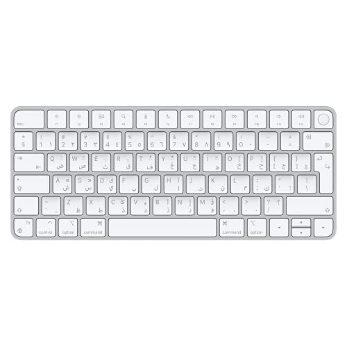 Apple Magic Keyboard with Touch ID - Keyboard - Bluetooth, USB-C - QWERTY - Arabic - for iMac (Early 2021), Mac mini (Late 2020), MacBook Air (Late 2020), MacBook Pro