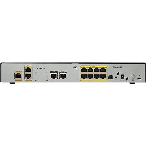 Cisco 892 - Router - ISDN - 8-port switch - WAN ports: 3 - refurbished